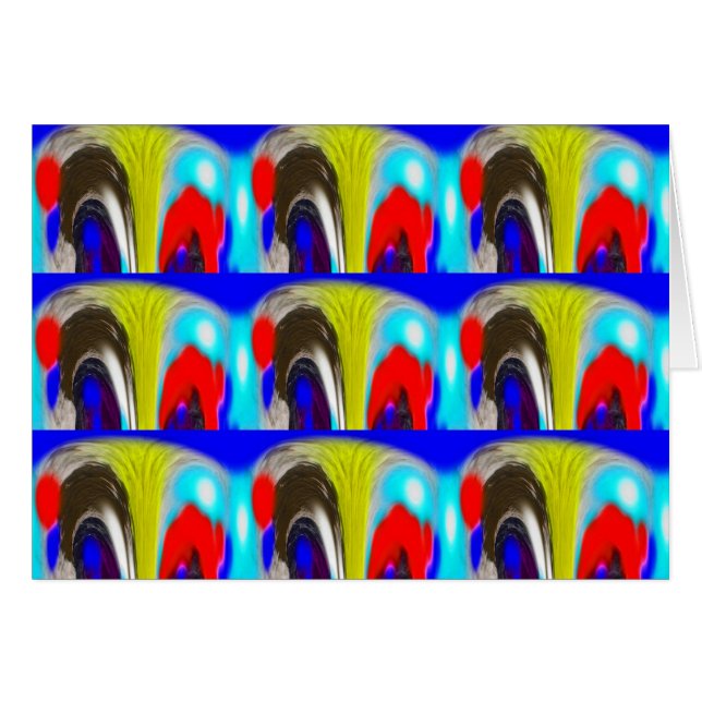 Cartão Quedas d'água que caminham (Frente Horizontal)