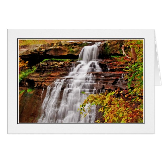 Cartão Quedas de Brandywine (Frente Horizontal)