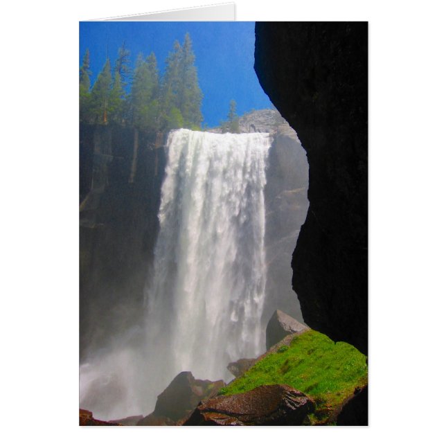 Cartão quedas de iosemite (Frente)