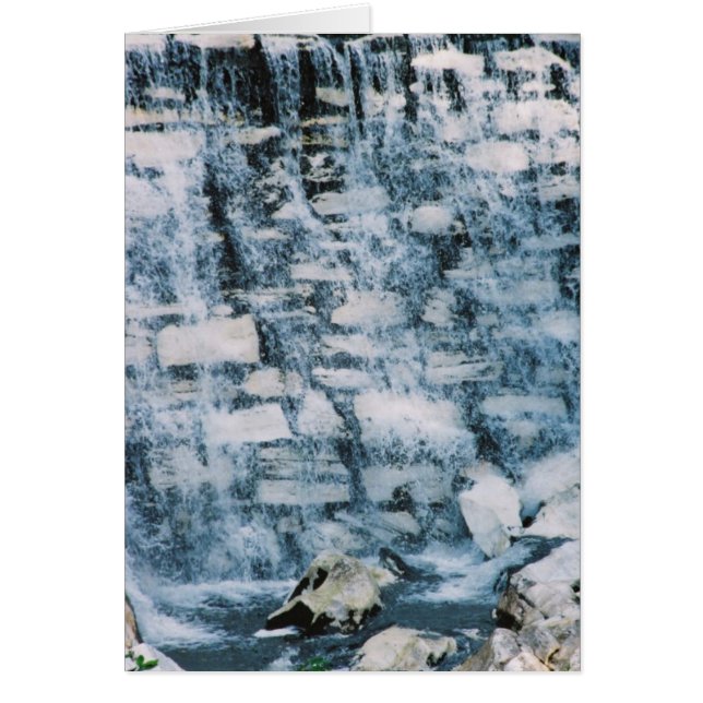 Cartão Quedas do mármore (Frente)