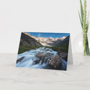 Cartão Quedas Lago Aviolo, Itália
