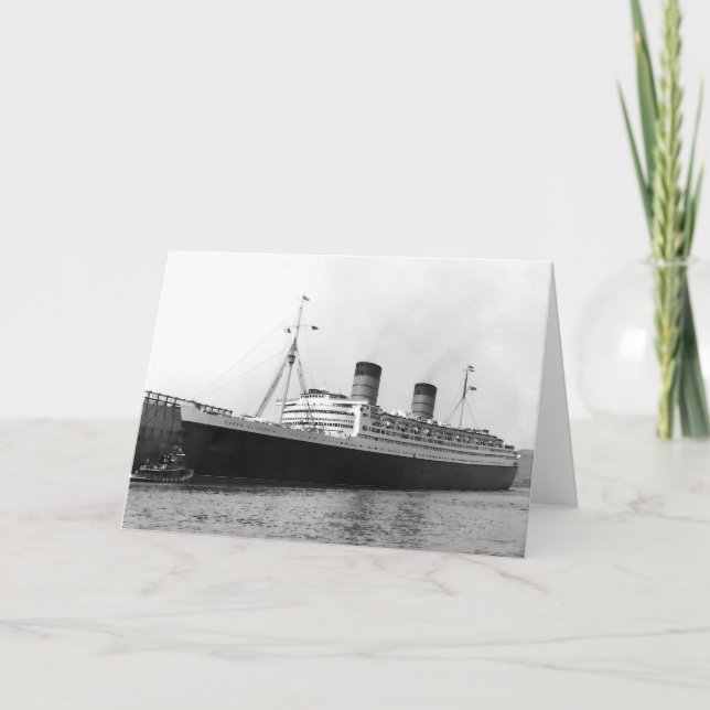 Cartão Queen Elizabeth (Frente)