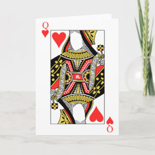 Cartão Queen of Hearts - Add Your Image
