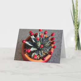 Cartão Queen Victoria Agave with Cranberries by DLBaldwin
