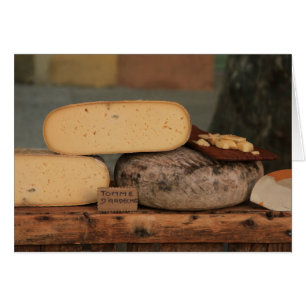 Cartão Queijo francês local