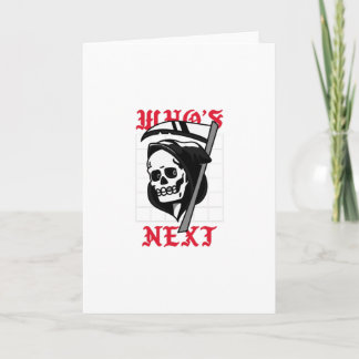 Cartão Quem é o próximo com a Grim Reaper