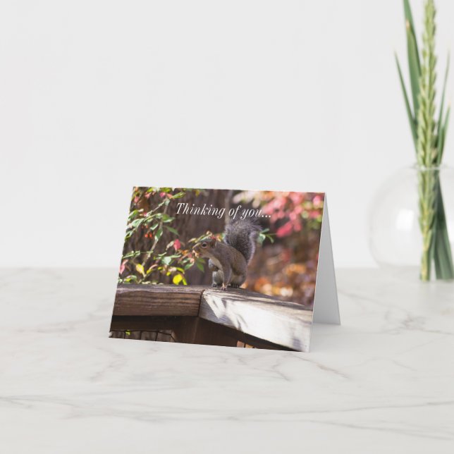 Cartão Quem Vai Lá Pensando Em Você? (Frente)