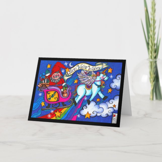 Cartão quente de inverno (Frente)