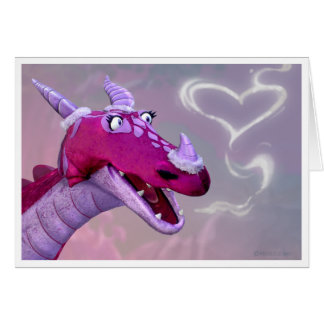 Cartão quente do dragão de Smokin