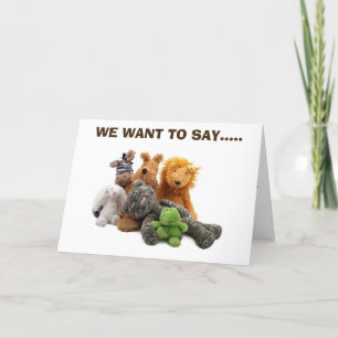 CARTÃO QUEREMOS DIZER... FELIZ ANIVERSÁRIO PARA VOCÊ