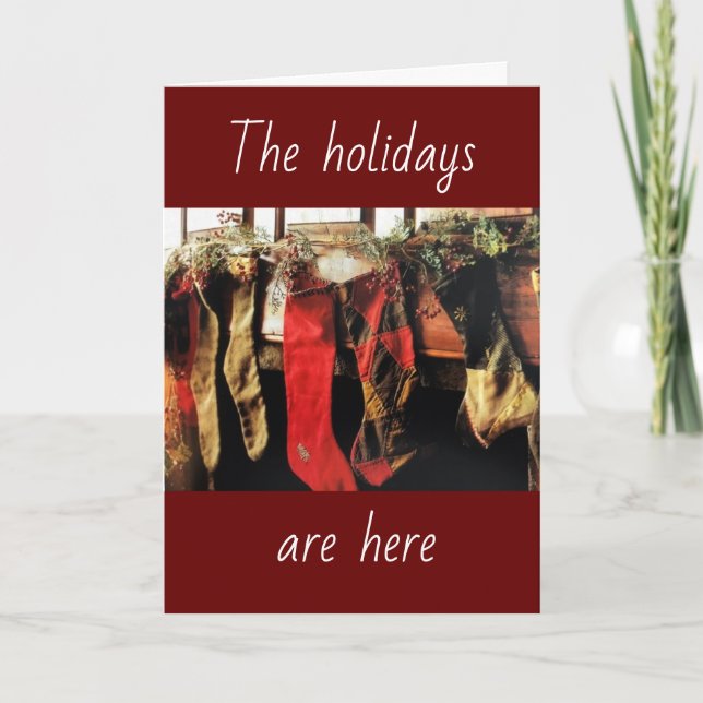 CARTÃO ***QUERIA QUE ESTIVESSE PERTO DO NATAL*** SINTO SU (Frente)