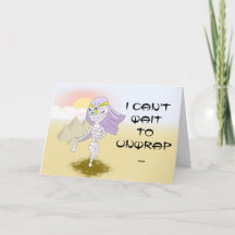 Querida múmia (fêmea) com coração e borboletas