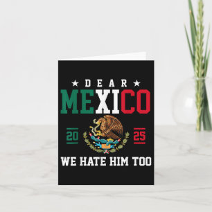 Cartão Querido México Nós Também O Odiamos Engraçado Golf