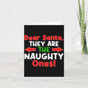 Cartão Querido Papai Noel Eles São Os Travessos - Diverti