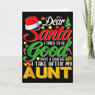 Cartão Querido Papai Noel Eu Tentei Ser Bom Mas Eu Pego D