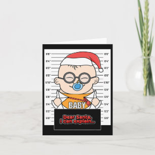 Cartão Querido Papai Noel Posso Explicar 
