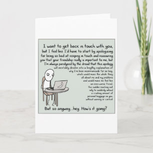 Cartão Quero voltar a entrar em contato com você (origina