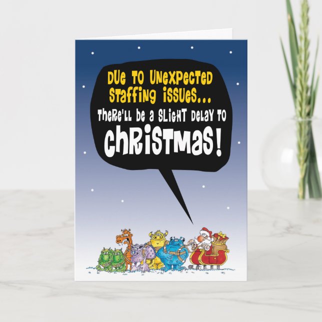 Cartão Questões relativas ao pessoal de Natal 2019 (Frente)