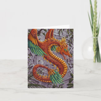 Cartão Quetzalcoatl-notecard