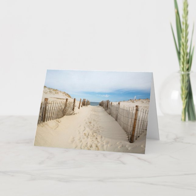 Cartão Quiet Beach (Frente)