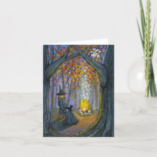 Cartão Quiet Evening by the Fire Note Card