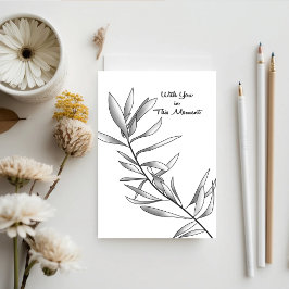Cartão Quiet Grove — Minimal Get Well Card