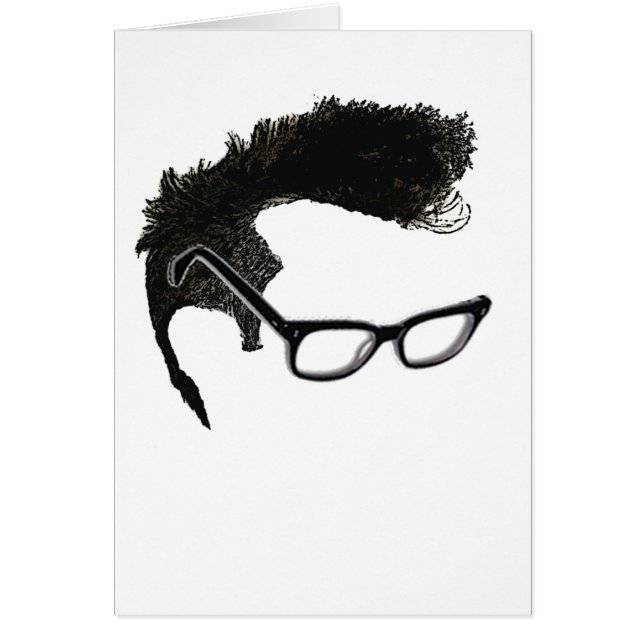 Cartão Quiff + Especs. = gênio infatigável (Frente)