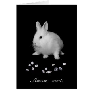 Cartão "… Quilates Mmmm "