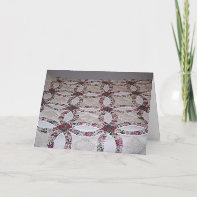 Cartão Quilt, May God Watch Over You (Frente)