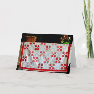 Cartão Quilted Family Treasure's Greeting Card