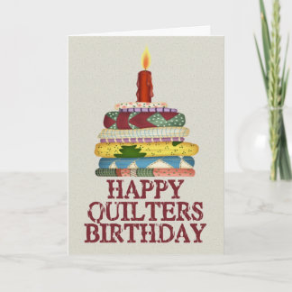 Cartão Quilters Birthday
