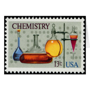 Cartão Química~ American Stamp~ American Chemical Societ