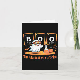 Cartão Química Boo O Elemento Surpresa Química Fofa
