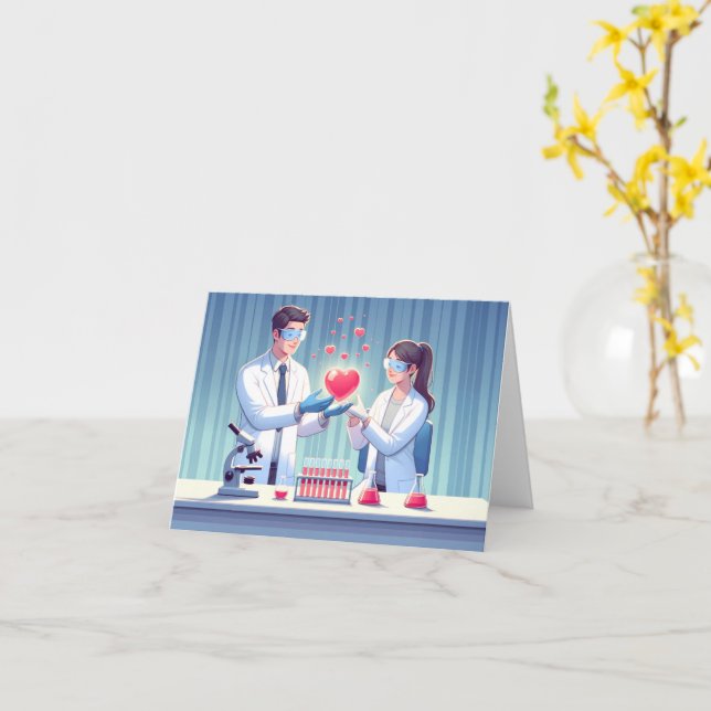 Cartão Química de Nós (Flor Amarela)