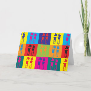 Cartão Química Pop Art