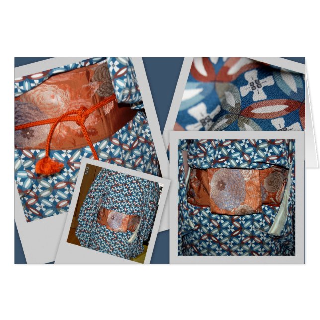 Cartão Quimono e bruxaria africana (Frente Horizontal)