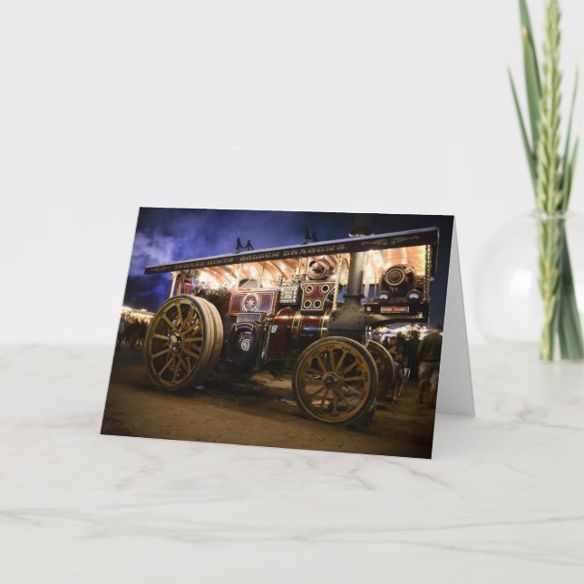 CARTÃO 'QUO VADIS' - STEAM ENGINE (Frente)