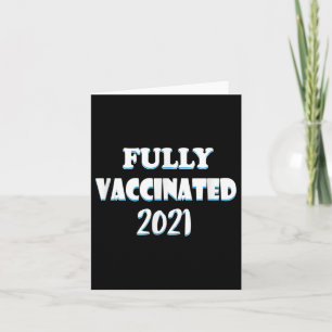 Cartão Quota Gráfica Funny Vacinada Pro Vacinada 2021