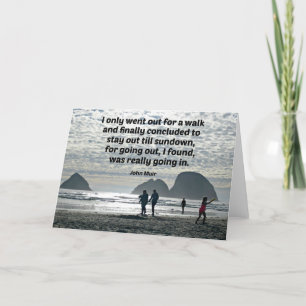 Cartão Quote by John Muir