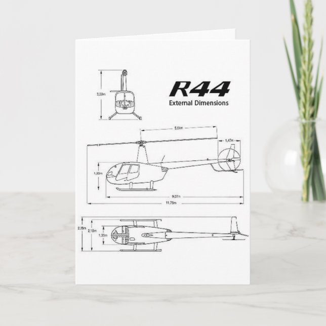 Cartão R-44 Robinson (Frente)