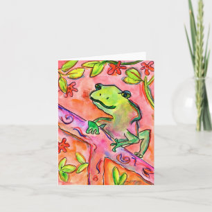 Cartão Rã de Brett Walker, 14 anos