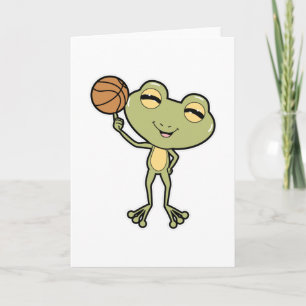 Cartão Rã no Esporte de Basquetebol