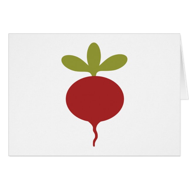 Cartão Rabanete (Frente Horizontal)