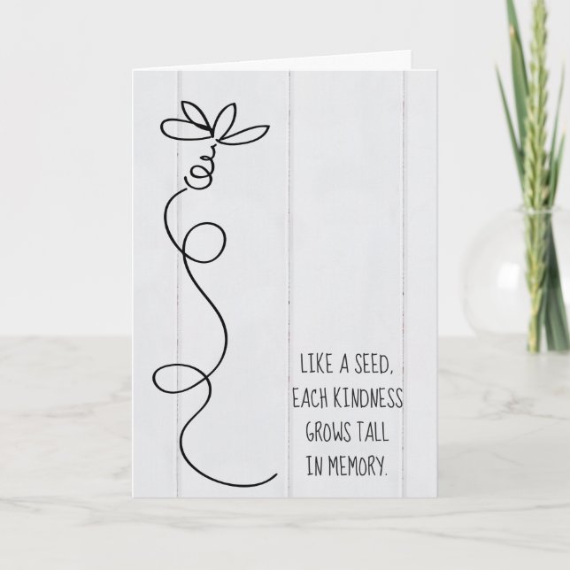 Cartão rabisco no obrigado de madeira (Frente)