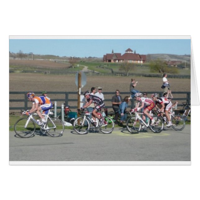 Cartão Raça Califórnia de 2009 bicicletas (Frente Horizontal)