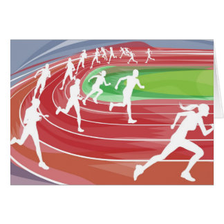 Cartão Raça Running na trilha