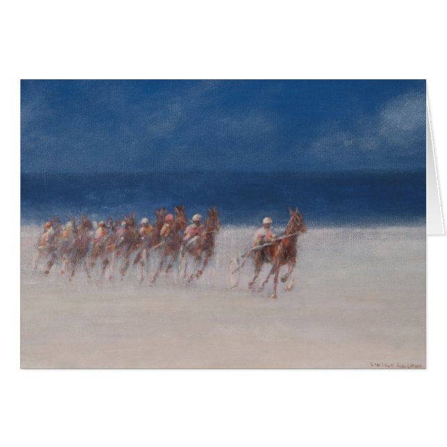 Cartão Raças Brittany 2012 trotar (Frente Horizontal)