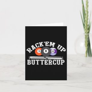 Cartão Rack Em Up ButterCup - Piscina Billiards