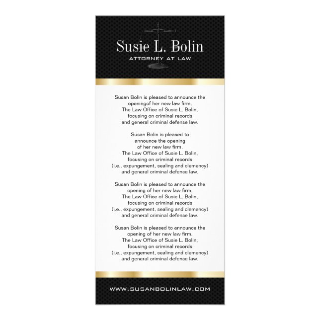 Cartão Rack Procurador (Frente)