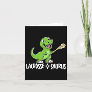 Cartão Racket de Dino Lacrosse T-rex